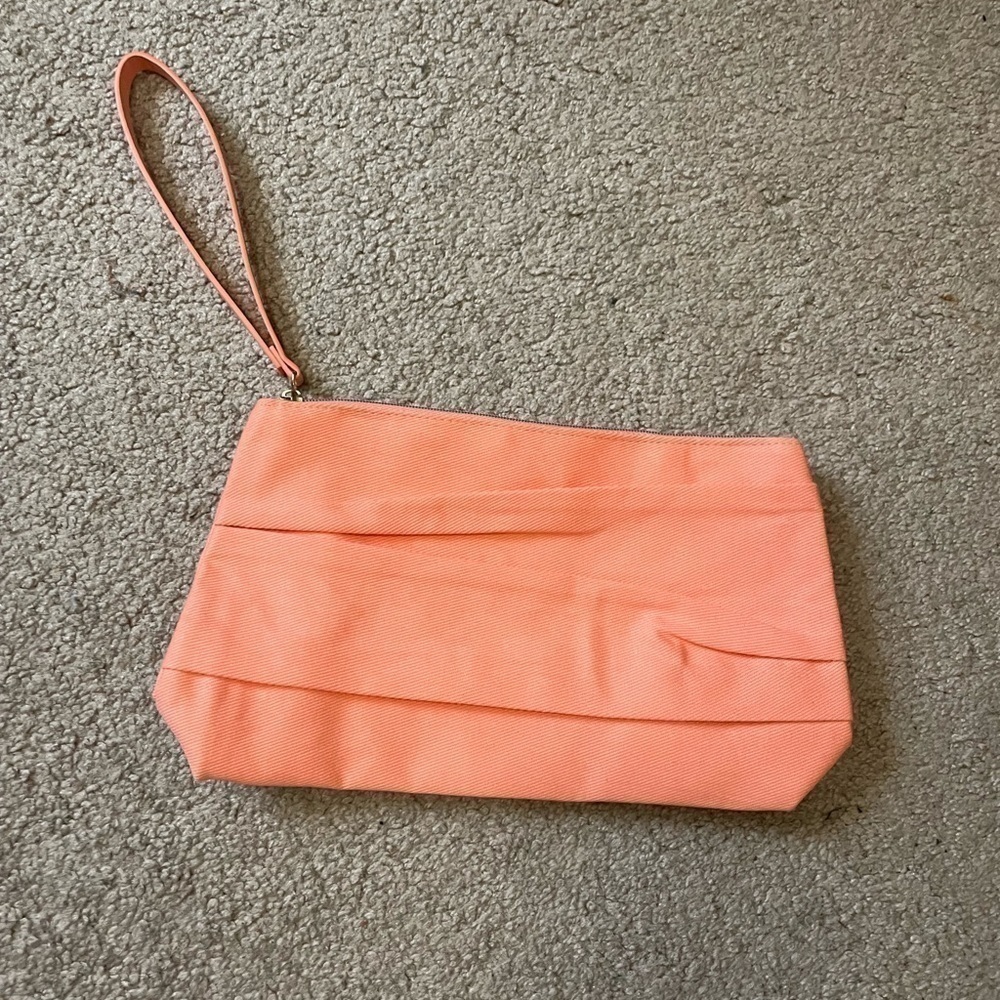 Lancôme Peach Makeup Pouch‎ / clutch New never used